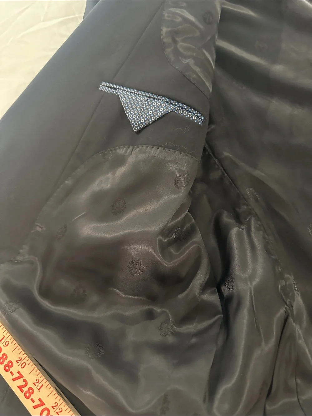 Ralph Lauren ULTRAFLEX Black Two-Piece Suit 48 Regular Jacket 38x30 Pants